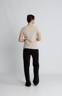 Zibby O-SS Tee - Feather Gray