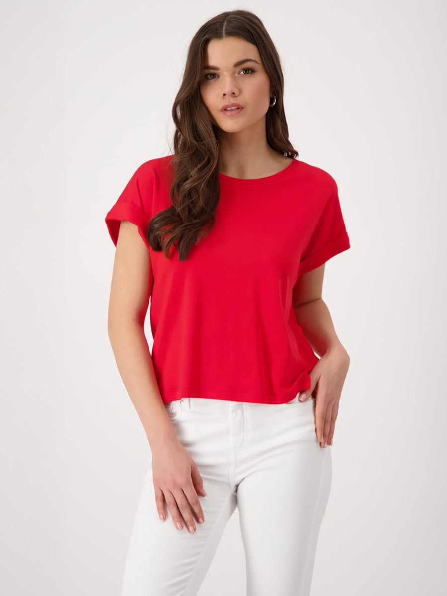 R/N T-Shirt Basic Pima Plain - Red