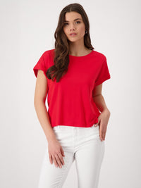 R/N T-Shirt Basic Pima Plain - Red