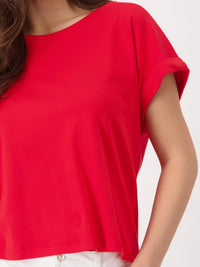 R/N T-Shirt Basic Pima Plain - Red