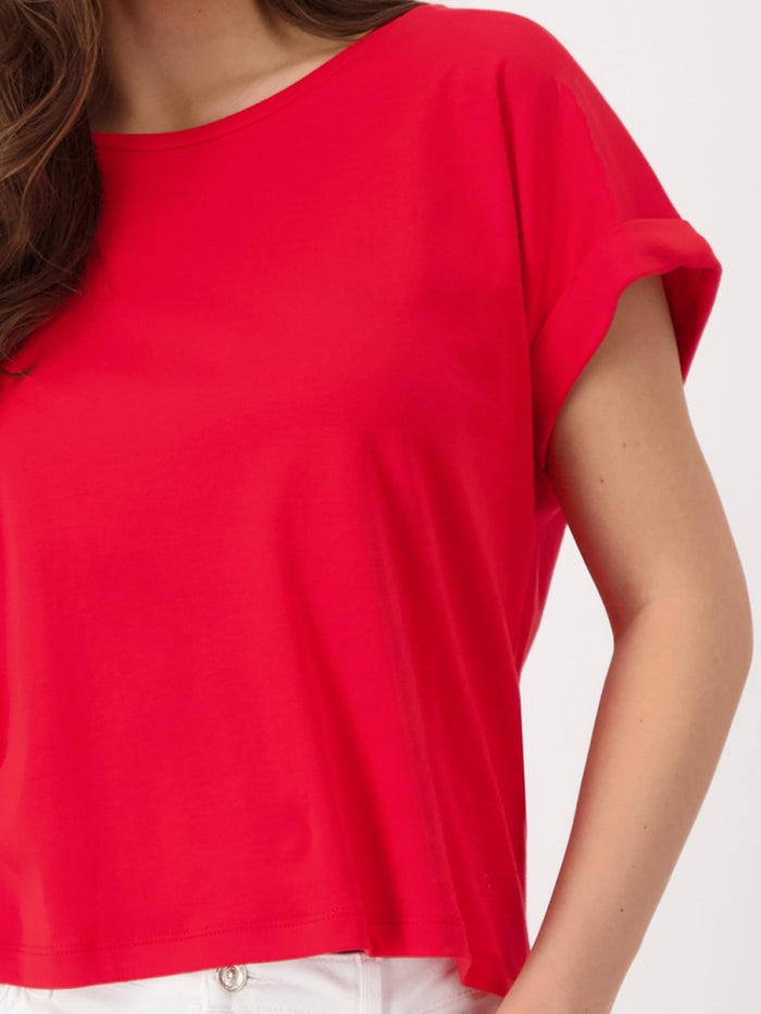 R/N T-Shirt Basic Pima Plain - Red