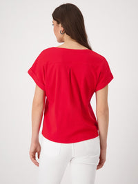 R/N T-Shirt Basic Pima Plain - Red