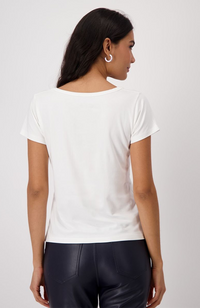 Basic Pima Tshirt /Jewelry - Off White