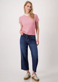 R/N T-Shirt Basic Structure - Red Stripe