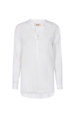 Danna Linen Blouse - White