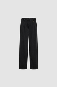 Gobi Pleat Jeans - Black