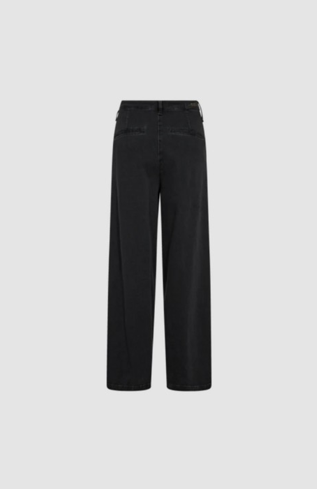 Gobi Pleat Jeans - Black