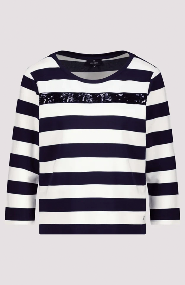 Basic Shirt Striped Jewelry - Deep Ocean