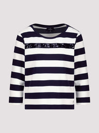 Basic Shirt Striped Jewelry - Deep Ocean