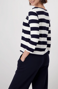 Basic Shirt Striped Jewelry - Deep Ocean