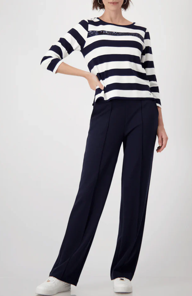 Basic Shirt Striped Jewelry - Deep Ocean