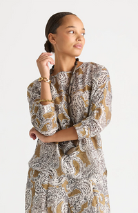 Relaxed Print Top - Paisley