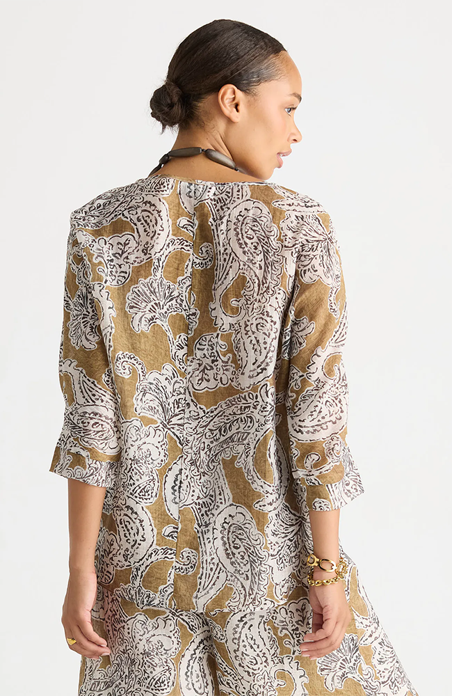 Relaxed Print Top - Paisley