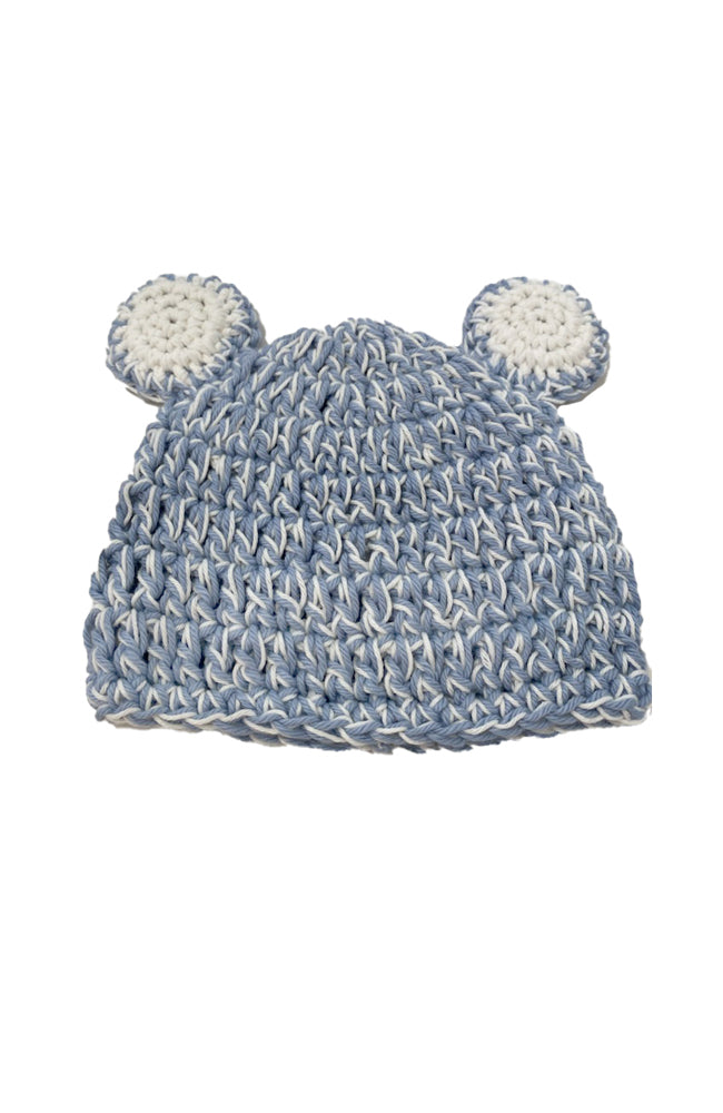 Crochet Bear Hat 0-6months - 5 Colours