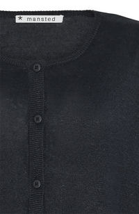 Piemonte Long Cardigan - Black