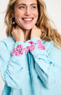 Blue Sequins Blouse - Urban Flora