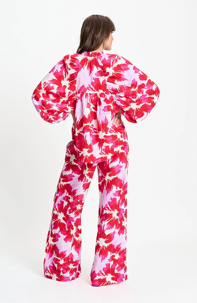 Bubble Bloom Blouse - Lavender