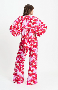 Bubble Bloom Blouse - Lavender