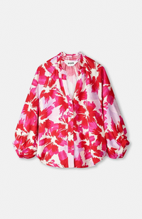 Bubble Bloom Blouse - Lavender