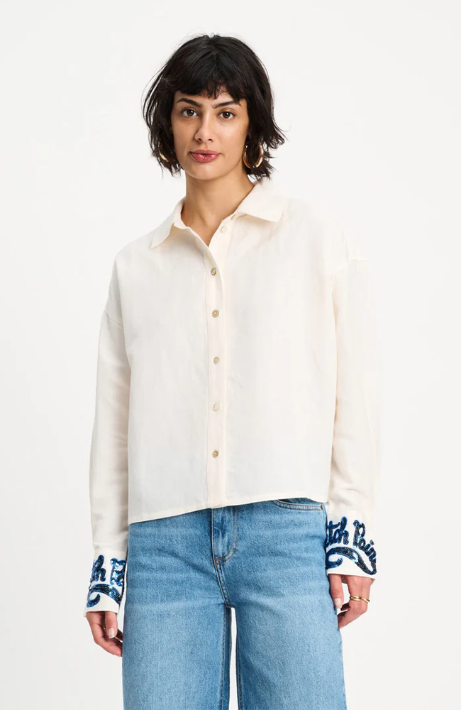 Matchpoint Sequin Top - White