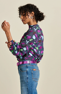 Featherfest Blouse - Blue