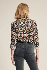 Mila Butterfly Blouse - Sky