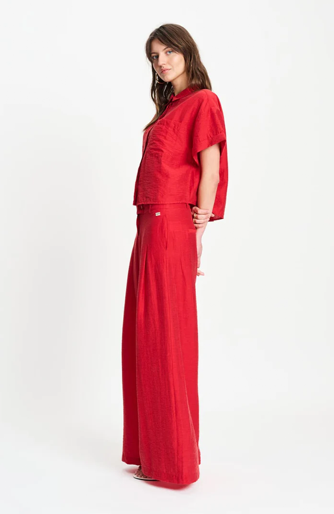 Pants - Bloom Red