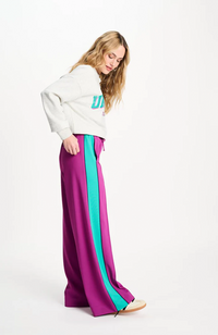 Track Pants - Colourblock Wild Purple