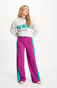 Track Pants - Colourblock Wild Purple