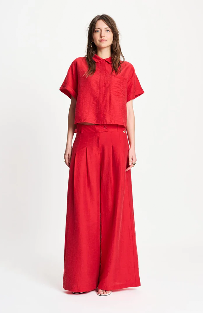 Pants - Bloom Red