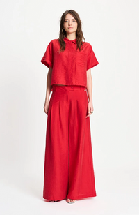 Pants - Bloom Red