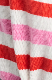 Striped Pullover - Pink Orange