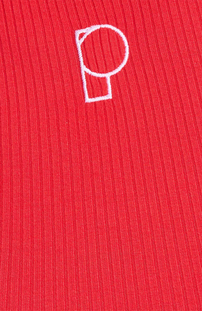 Rib Tanktop - Bloom Red