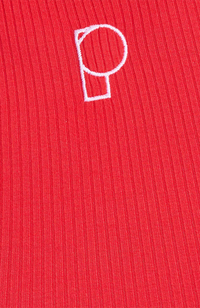 Rib Tanktop - Bloom Red