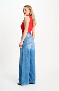 Rib Tanktop - Bloom Red