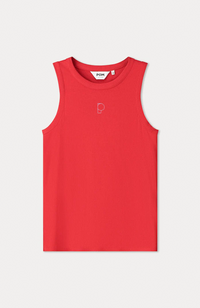 Rib Tanktop - Bloom Red