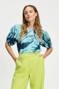 Sequins Top - Artisan Blue