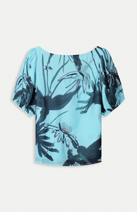 Sequins Top - Artisan Blue