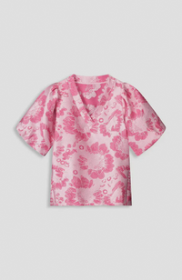 Top - Floral Jac Raspberry