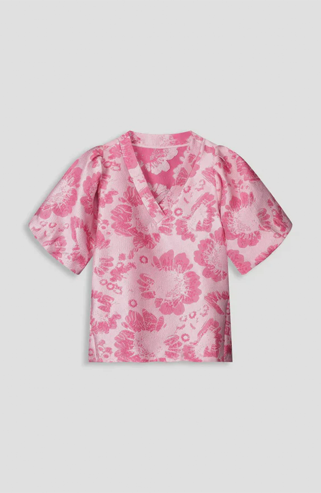 Top - Floral Jac Raspberry