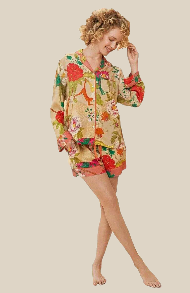 Tropical Flora and Fauna Pyjamas - Coconut
