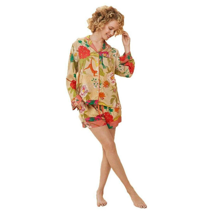 Tropical Flora and Fauna Pyjamas - Coconut
