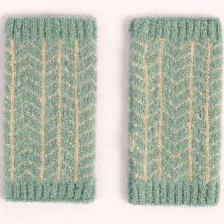 Niamh Wrist Warmers - Ice