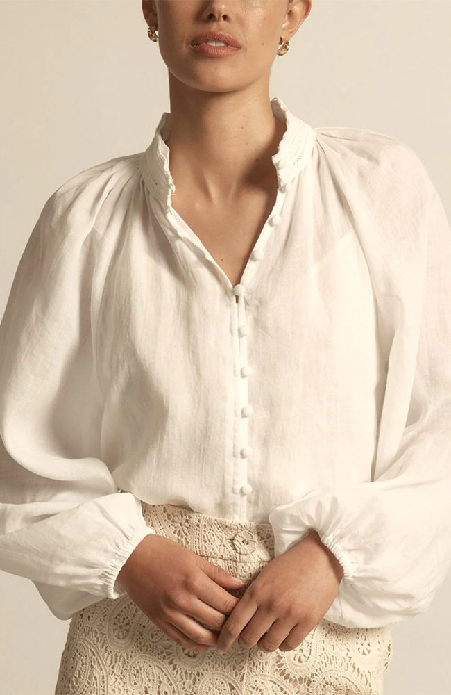 Solstice Top - Porcelain