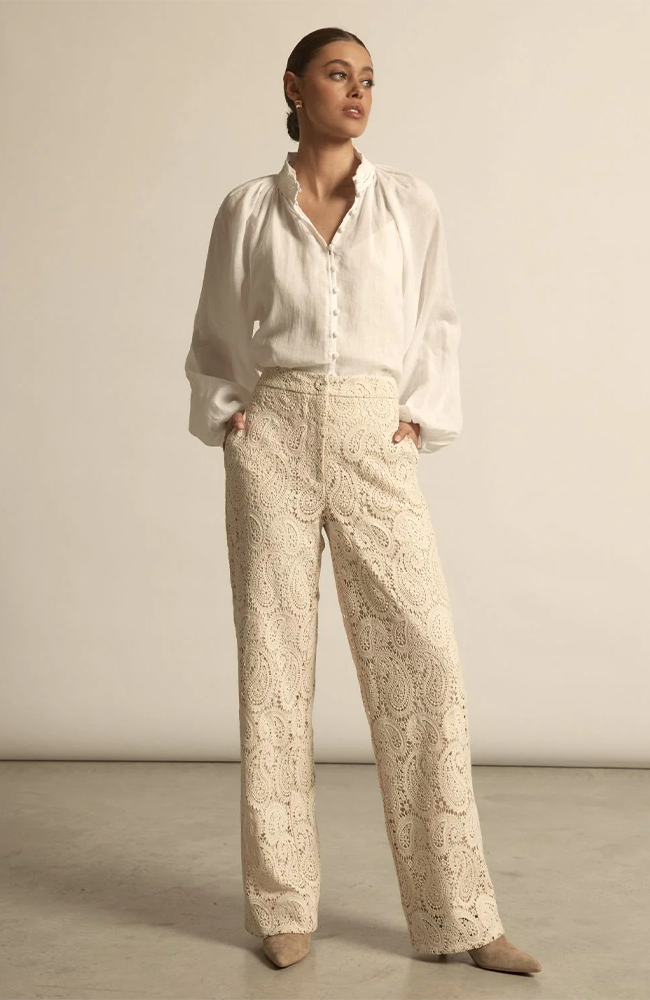 Solstice Top - Porcelain