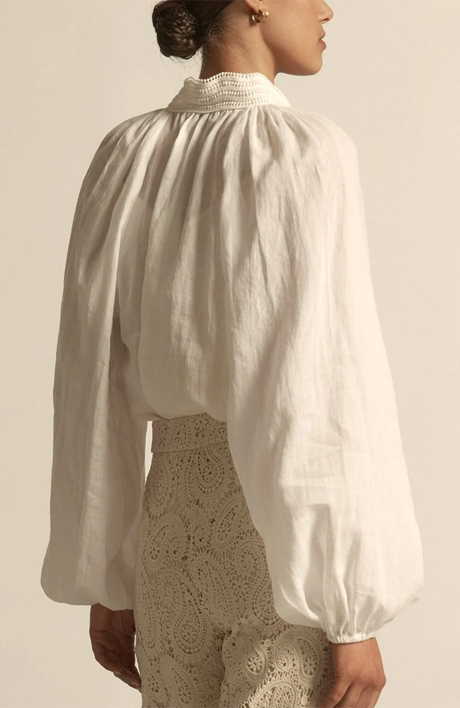 Solstice Top - Porcelain