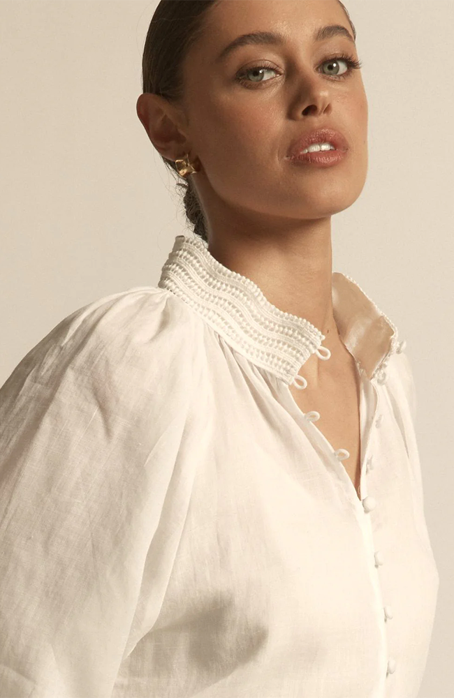 Solstice Top - Porcelain