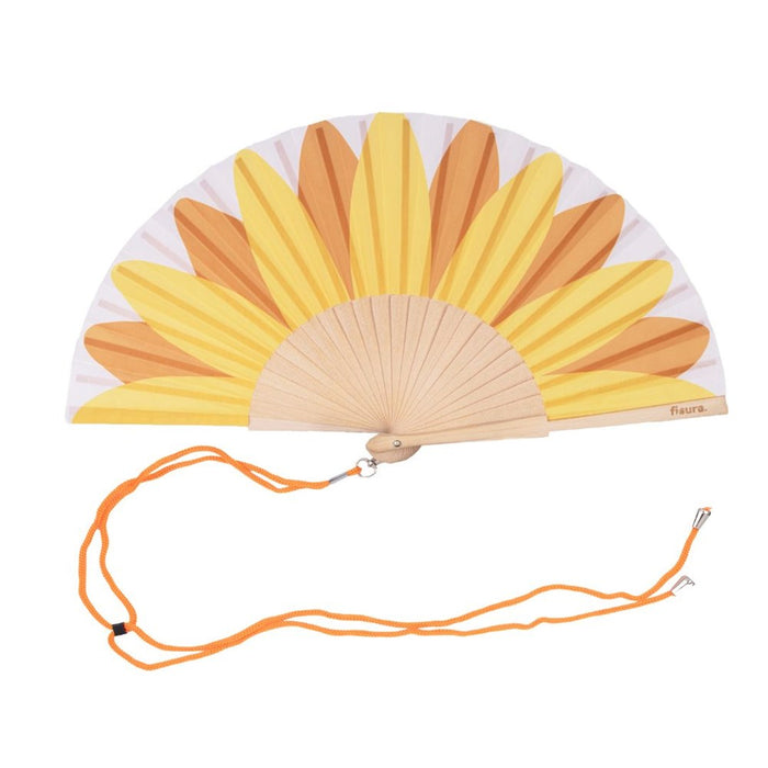 Hand Fan w/ Gift Box - Box Sunflower