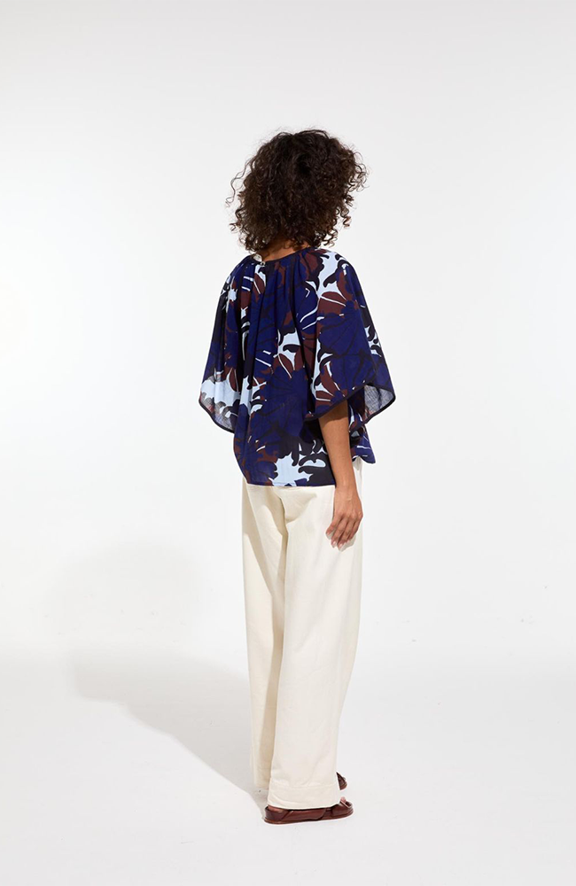 Lita Pavot Top - Bleu
