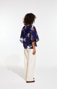 Lita Pavot Top - Bleu